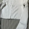 Weiße Cropped Strickjacke