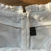 Weißer Musselin hosen Rock XL