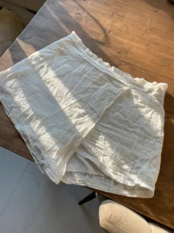 Weißer Musselin hosen Rock XL