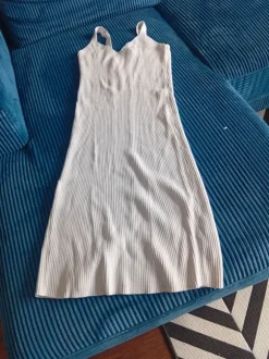 Weißes Maxikleid