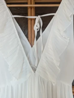 Weißes Maxikleid Seamless Fashion Sommer