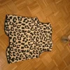 Weste Leo animalprint Teddy Fleece gr M 40
