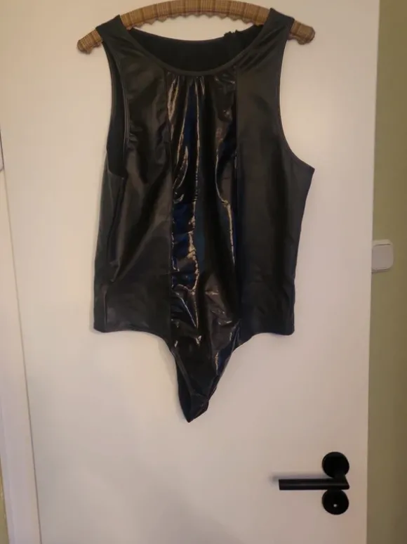 Wetlook Body Schwarz Gr.XL für den Mann
