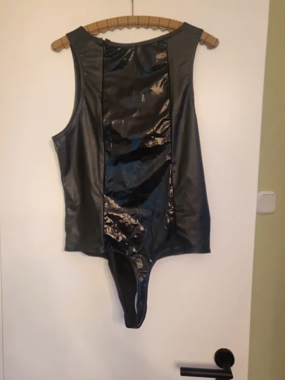 Wetlook Body Schwarz Gr.XL für den Mann