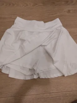 White skort with pocket