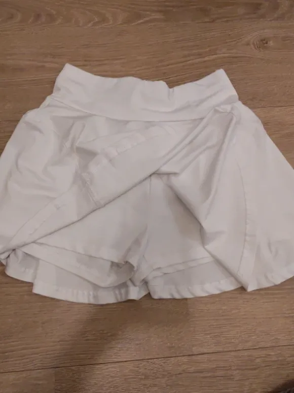 White skort with pocket