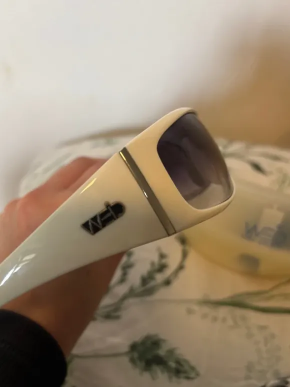 White sunglasses/ sportglasses