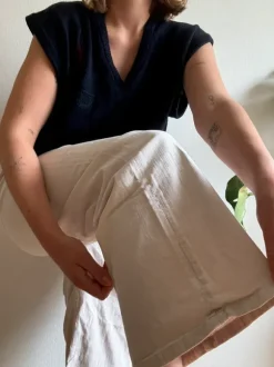 Wide-Leg Hose