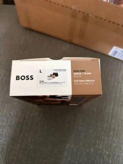 3x Hugo boss onderbroek wit zwart bruin maat L - organic cotton