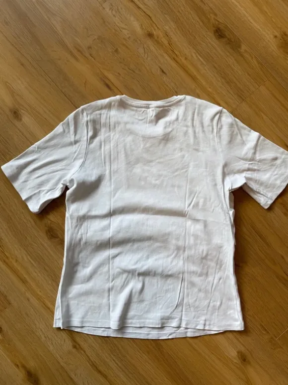 2x Stillshirts weiß / salbei H&M Größe XL