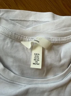 2x Stillshirts weiß / salbei H&M Größe XL