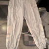 y2k adidas baby blue sweatpants