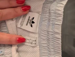 y2k adidas baby blue sweatpants