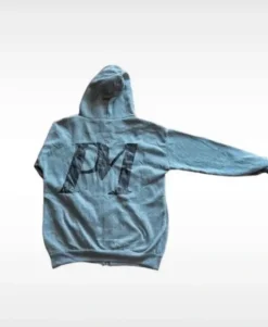 Y2K Archive Zip-Up Hoodie | Social Security Print | Boxy Fit Grey