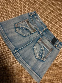 Y2K Denim Minirock Jeans 2000s lowwaist Vintage