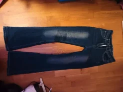 y2k flared jeans strechy