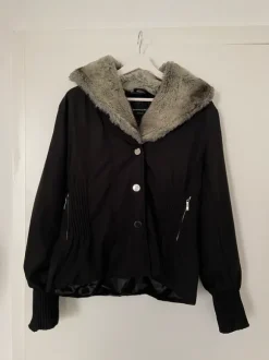 Y2K fur fell Jacke Übergang