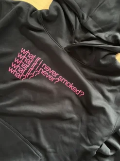 Y2K Streetwear Style 2000s Hoodie | Schwarz | Size M/L