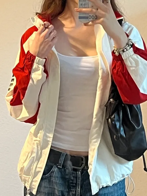 y2k windbreaker jacke