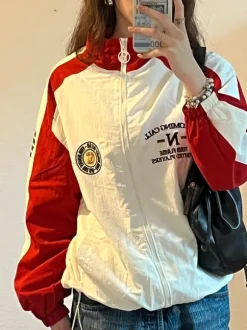 y2k windbreaker jacke