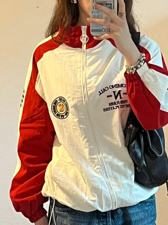 y2k windbreaker jacke