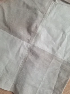 Yorn Boutique Leder Top, creme/beige, Gr. 38 - fällt aus wie 36/38