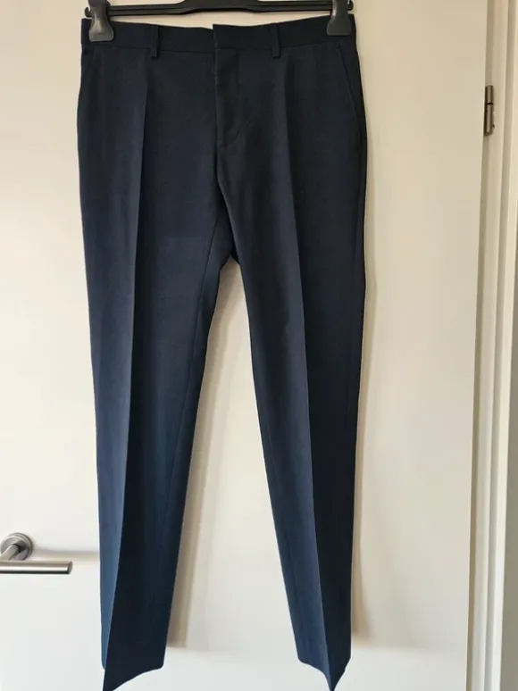 zgan Kostuum pak donkerblauw WE maat 48 1x gedragen, daarna gestoomd