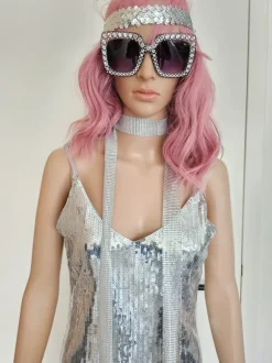 Zilver 70s Disco Kostuum