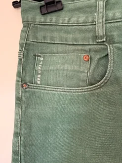 Zomerjeans in frisse groene kleur van G-star RAW