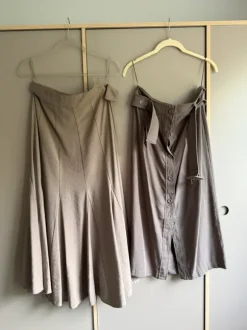 Zwei Röcke Next Petite Gr. 38/40 Neu Taupe Mermaid Bleistiftrock